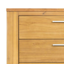 5 Drawer Dresser - Natural Wood / Brown by Unique Piece Furniture