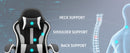 Ergonomic Gaming Chair with Footrest and Lumbar Support