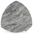 Surmour - Triangle End Table - Gray / Brown by Unique Piece Furniture