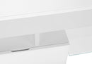 TV Stand, Console, Media Entertainment Center, Storage Cabinet, Glossy Contemporary & Modern - White by Unique Piece Furniture