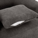 360° Swivel Barrel Sofa Chair With Throw Pillow, Upholstered Accent Chair by HouseOfZazla