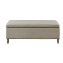 Caymus - Rectangular Soft Close Storage Bench - Light Gray by HouseOfZazla