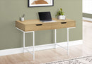 Computer Desk For Home Office, Storage Drawers, Marble Look Contemporary & Modern by HouseOfZazla