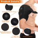 Heated Shoulder Brace Electric Heating Pad TherapyÊShoulder Heating Wrap Compression Sleeve for Shoulder Pain Muscle StiffnessÊBursitis Tendonitis