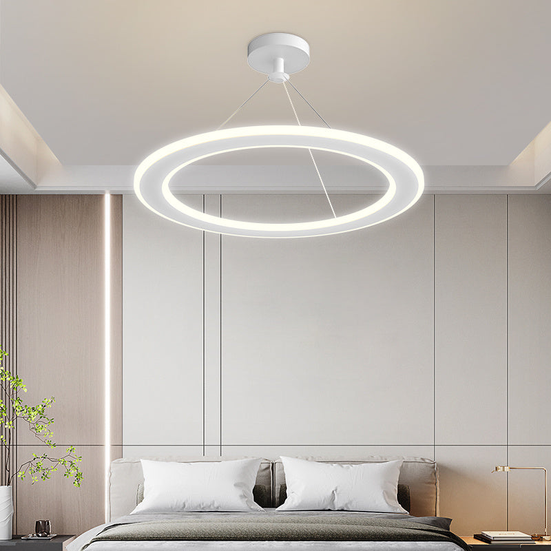 Simple Modern Circular Bedroom Study Chandelier, photo 2 of 10