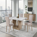 Sheena - 5 Pieces Dining Table Set With Chairs by Unique Piece Furniture