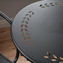 Ambrosia - 3 Piece Bistro Set With Leaf Motifs Top And Seat by HouseOfZazla