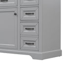 36" Bathroom Vanity With Sink, 2 Tip-Out Drawers, Soft Close Hinges by HouseOfZazla