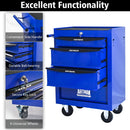 Rolling Metal Tool Chest With Drawers, Steel Storage Cabinet With Ball Bearing Slides by HouseOfZazla