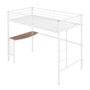 Bunk Bed With Desk, Ladder And Quality Slats For Bedroom by HouseOfZazla