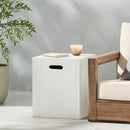 Modern Tank Holder Side Table With Smooth Concrete Surface by HouseOfZazla