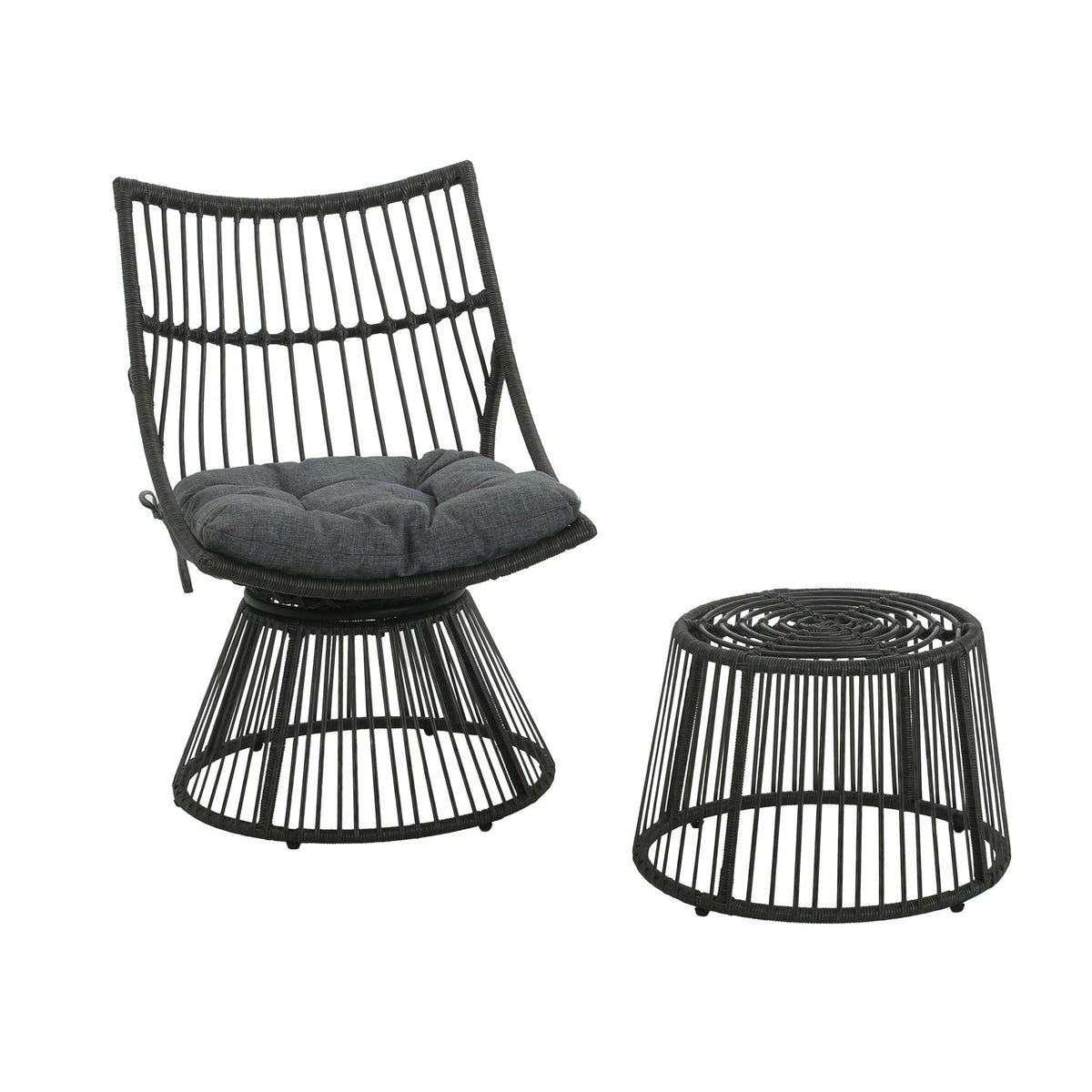 Elaine Chair & Side Table Outdoor Set, photo 2 of 25
