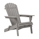 Oversize Outdoor Folding Adirondack Chair, Patio Chair For Garden by HouseOfZazla