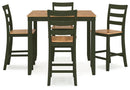 Gesthaven - Dining Room Counter Table Set by Unique Piece Furniture