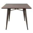 Oregon - Industrial / Farmhouse Dining Table - Espresso by HouseOfZazla