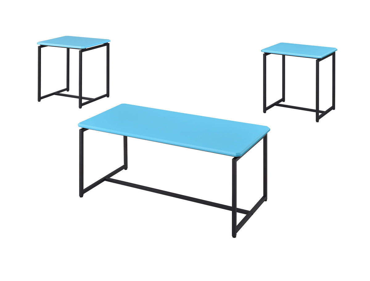 GT 3 Piece Carbon Fiber Wrap Coffee Table And End Table Set, photo 9 of 10