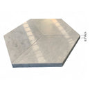 Hexagon Natural Marble Polished Tile For Wall And Floor (Set of 12) by HouseOfZazla