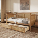 Full Size Daybed With 2 Drawers - Walnut by HouseOfZazla