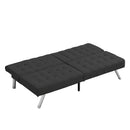 Modern Sofa Bed With Wood Frame And Stainless Legs by HouseOfZazla