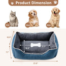Small Dog Bed with Anti-Slip Bottom and Washable Cover by HouseOfZazla