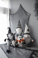 Sitting Gnome With Hat Spider, For Halloween Decor by HouseOfZazla