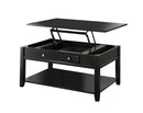 Malachi - Coffee Table With Lift Top - Black by HouseOfZazla
