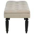 Marsha 52-inch Upholstered Entryway Accent Bench Latte