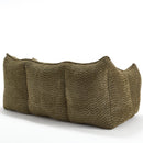 Comfortable Dual Beanbag Chair With High Resilience Foam Core For 2 People by HouseOfZazla