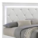 Blaze - Modern Bed With LED Headboard by HouseOfZazla