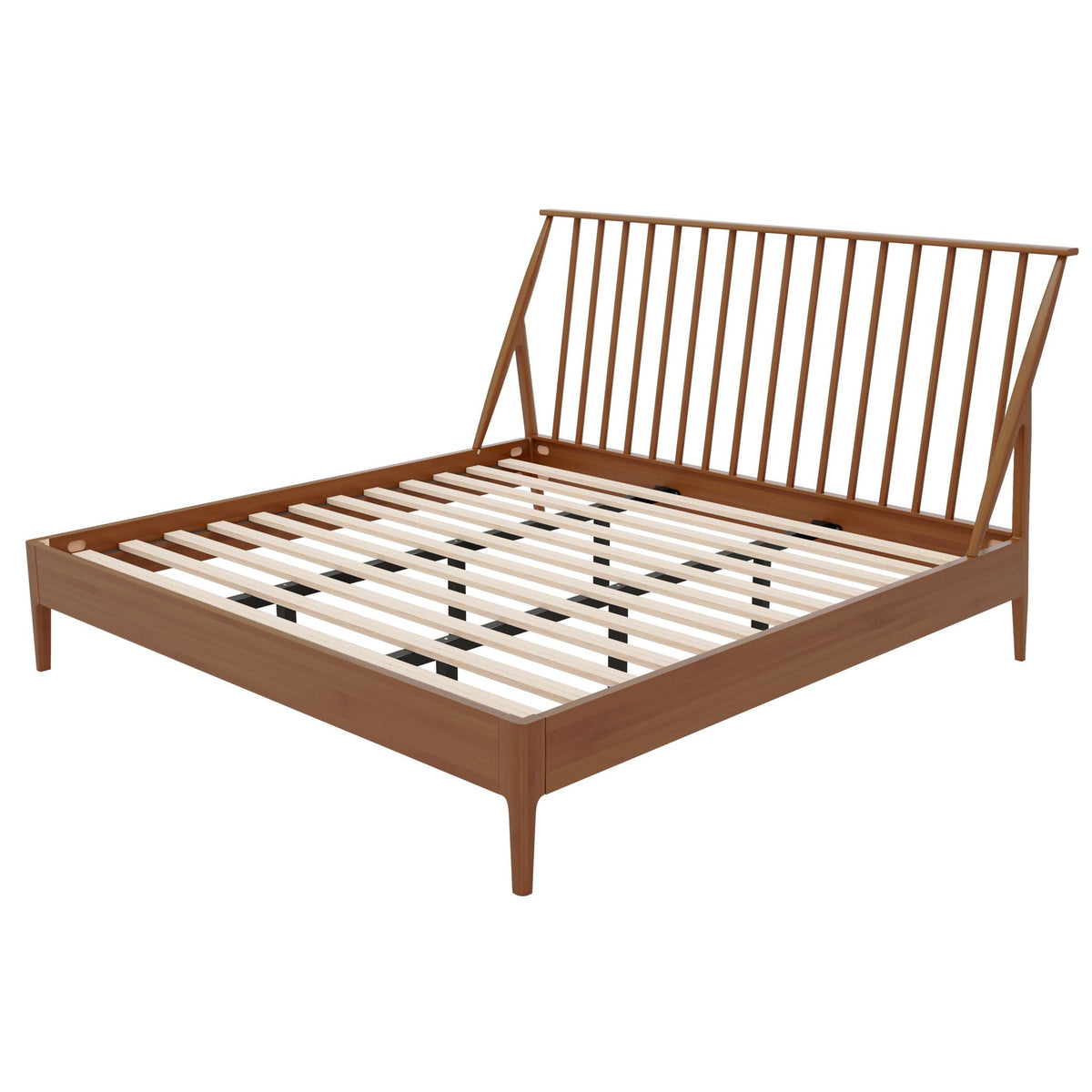 Bohemian Platform Bed With Tall Headboard, photo 23 of 28