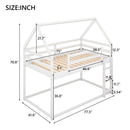 Low Bunk Bed With House Shaped Frame And Ladder by Unique Piece Furniture
