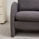 Modern Sherpa Upholstered Accent Chair, Comfortable Living Room Armchair, Lounge Chair For Bedroom, And Office by HouseOfZazla