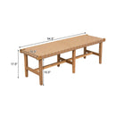 Bedroom Bench - Acacia Wood by HouseOfZazla