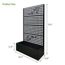Metal Planter Box with Trellis