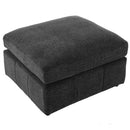 Modern Modular U-Shaped Sofa Bed With Movable Ottoman, USB Ports, Phone Holder by HouseOfZazla