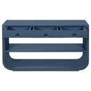 Console Table With 3 Soft Close Drawers & 2 Open Shelves by HouseOfZazla