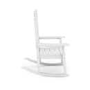 Traditional Porch Rocker Classic HDPE Poly Lumber For Porch, Patio, And Garden Comfort by HouseOfZazla