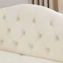 2 Seater Chesterfield Sofa With Rolled Arms And Nailhead Trim For Living Room by HouseOfZazla