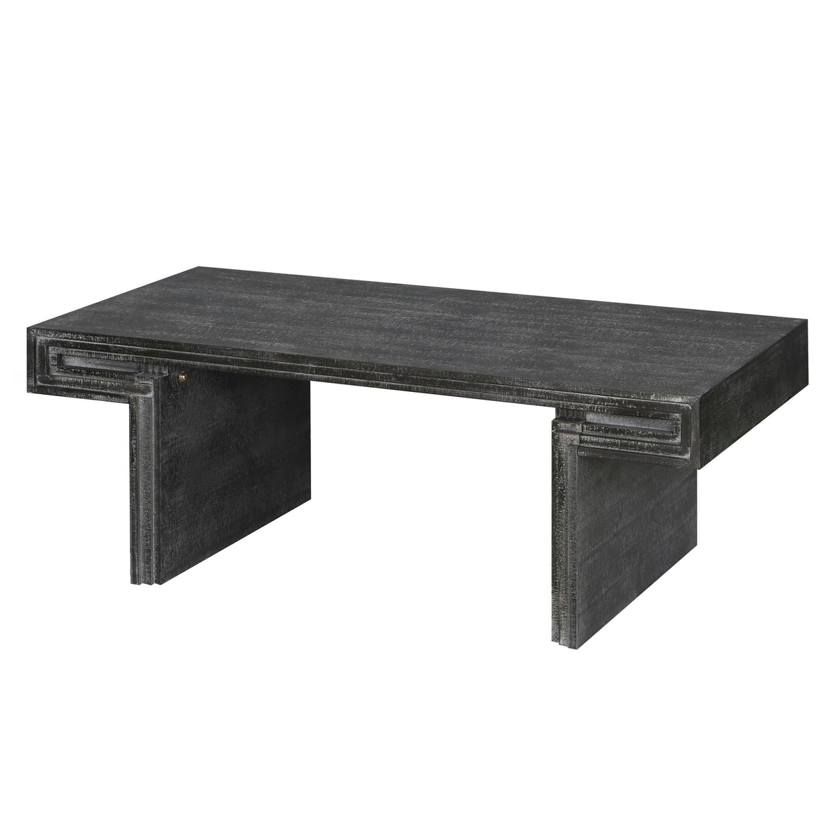 American Vintage Industrial Coffee Table, Double Tier Design, photo 3 of 30