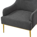Modern Elegance Accent Chair With Curved Backrest by HouseOfZazla