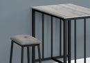 3 Piece Dining Set, Counter Height, Rectangular, Small, Contemporary & Modern by HouseOfZazla