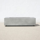 Modern Concrete Design Propane Outdoor Fire Pit Table by HouseOfZazla