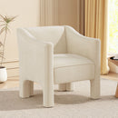 Barrel Accent Chair With Enclosed Arms by HouseOfZazla