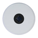 Solar Side Table with Built-in Solar Battery (White)