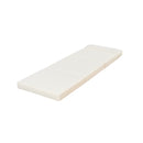 Modern Acacia Wood Outdoor Chaise Lounge with Beige Cushion