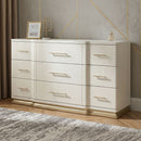 Lexington - 9 Drawer Dresser - Beige by HouseOfZazla