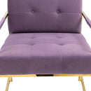 Accent Chair, leisure rocking chair with stainless steel feet