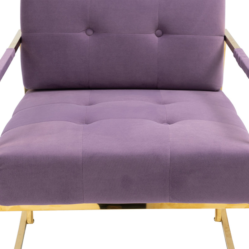 Accent Chair, leisure rocking chair with stainless steel feet