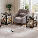 Set of 2 Modern End Tables for Bedroom & Living Room by HouseOfZazla