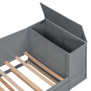 Daybed With Storage Arms, Trundle And Charging Station by HouseOfZazla